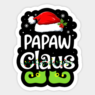 Papaw Claus Sticker